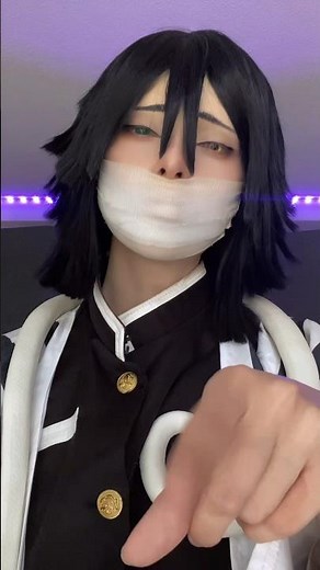 Another collab with ‪@Nao2.1‬ 👀 #tanjiro #obanai #cosplay #demonslayer
