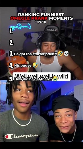 Ranking FUNNIEST Omegle Pranks! 😂