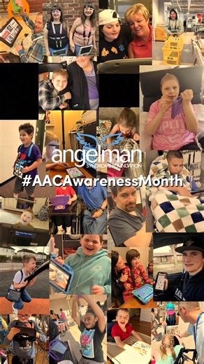Augmentative and Alternative Communication (AAC) includes all the ways people communicate without speaking. That means *everyone* uses some form of AAC to express themselves — whether it’s gestures, facial expressions, texting, writing, or using dedicated speech-generating applications or devices. Some people use AAC occasionally, while others rely on it to express all of their thoughts and ideas. Check out the ASF AAC resources at angelman.org. Find Resources > AAC #AACAwareness #AACMonth #Ange