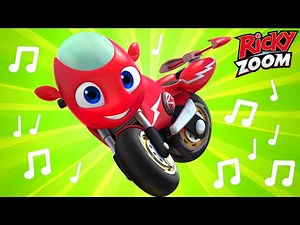 🎵 Make Room For Ricky Zoom 🎵 Ricky Songs ⚡Cartoons for Kids | Ultimate Rescue Motorbikes for Kids