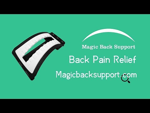 New Patent Design Magic Back Support, Back Stretcher for Back Pain Relief Review and How to Use