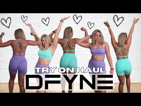 HUGE DFYNE TRY ON HAUL | COLOURFUL GYMWEAR- Robyn