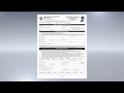 Plan Review Application for a Construction Design Release