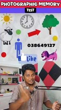 🧠 Photographic Memory Test ‼️