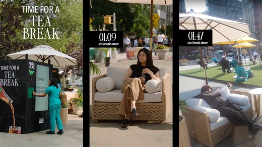 Pure Leaf’s vending machine locks up your phone and hands you a tea instead