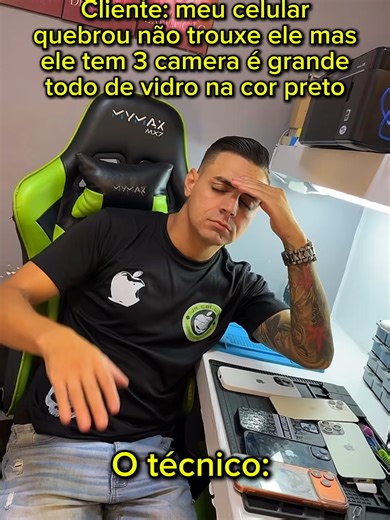 📱😂 CLIENTE: — “Meu celular quebrou… não trouxe ele 😅 Mas ele tem 3 câmeras, é grande, todo de vidro e preto…” 👨‍🔧 TÉCNICO DA JR CELL: — “Calma… deixa eu ativar o modo vidente aqui 🔮😂” Aqui é assim: mesmo sem manual, sem foto e quase sem pista… a gente descobre! 😎 Traz seu aparelho pra JR CELL que a gente resolve rápido e sem enrolação. 📍 Quebrou? Molhou? Parou? Chama quem entende! #jrcell #assistenciatecnica #consertodecelular #celularquebrado #tecnologia