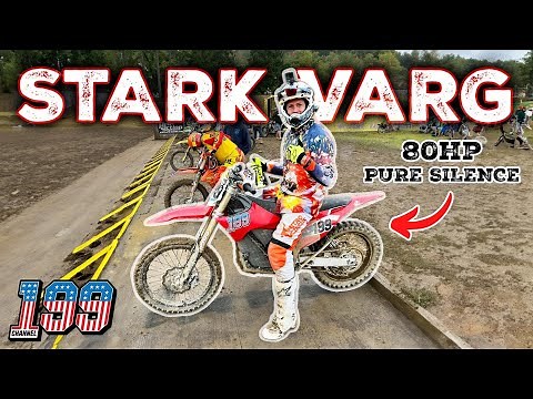 Travis Pastrana reviews ELECTRIC! Stark VARG Electric Dirt Bike Review