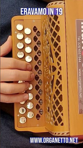 Shorts 8 Bassi - ERAVAMO IN 19 - Con Base - Accordion diatonic organetto -