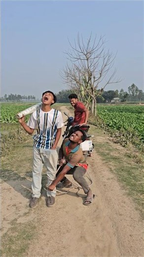 The boy made fun of us. 44#motorcycle