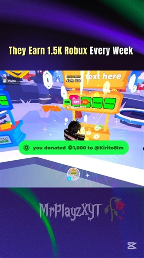 Giving my game Moderator his Salary!1500Robux🤑||#viral#shorts#roblox📲