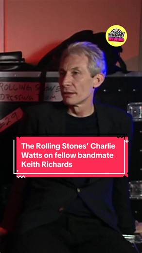The Rolling Stones’ Charlie Watts on fellow bandmate, Keith Richards (@Keith Richards ). Watch the full throwback interview on YouTube/MuchRewind. #MuchMusic #MuchRewind