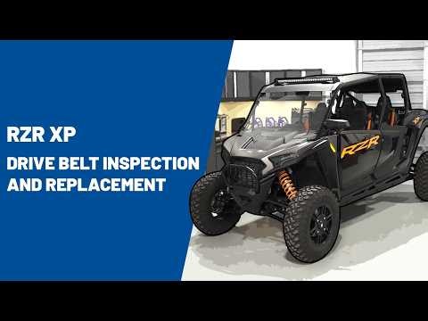 2024+ RZR XP | Drive Belt Inspection and Replacement | Polaris Off Road Vehicles