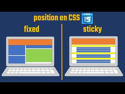 Cómo funciona la propiedad position - fixed y sticky