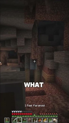 minecraft but everything is out to get me #minecrafthorror #paranoia