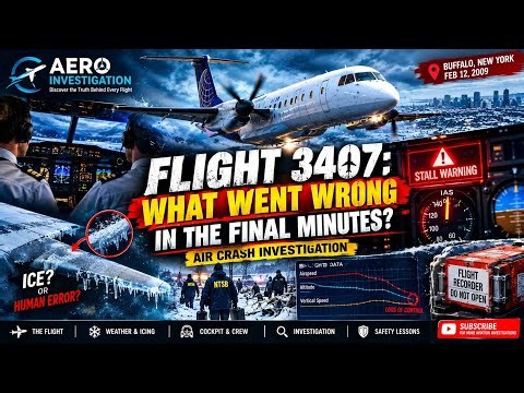 Flight 3407: What Went Wrong in the Final Minutes? | Air Crash Investigation #Flight3407 #AirCrash