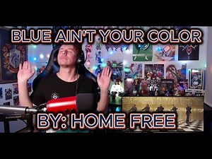 THOSE DANCE MOVES!!!! Blind reaction to Home Free - Blue Ain't Your Color