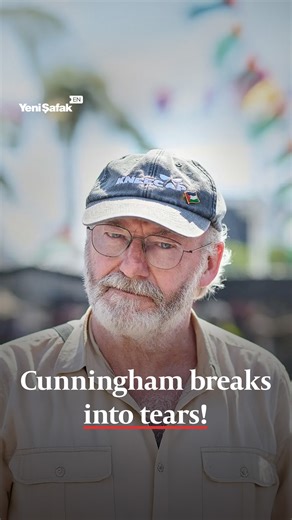Irish actor Liam Cunningham couldn't hold back tears recalling Palestinian child Fatima before Sumud flotilla's departure. | Yeni Şafak