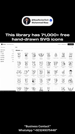 This AI Tool Has 71,000+ FREE Hand-Drawn Icons 🤯🔥