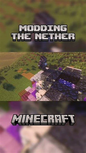 any size Nether Portal 🛠️ #Minecraft #MinecraftMods #Nether #Modding