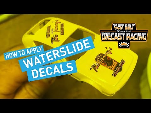 How to Apply Waterslide Decals