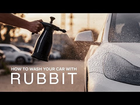 How to wash your car easily with Rubbit waterless car wash kit