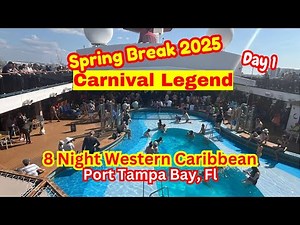 Carnival Legend Spring Break 2025/Embarkation Day 1/March 2025
