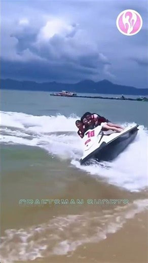 Motorboat | This friend is really skilled at riding a motorboat.