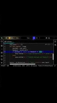 Watch This Before Building a Login Form 🔥 | Full Tutorial in Description #coding #pythonminiprojects