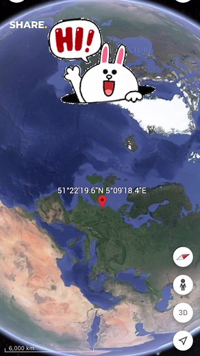 Discovering a Strange Rabbit on Google Maps and Google Earth
