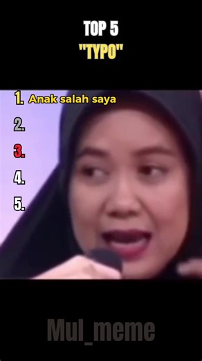Top 5 Lucu Typo dan Meme Menggelikan