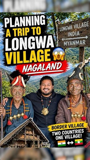 Most Unique Village in Nagaland 😳 #nagaland #northeastindia #villagelife