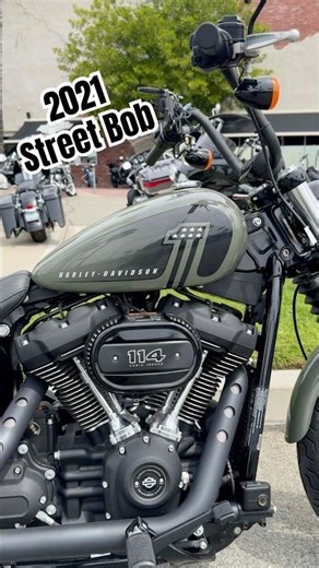 2021 Street Bob S FXBBS | Deadwood Green