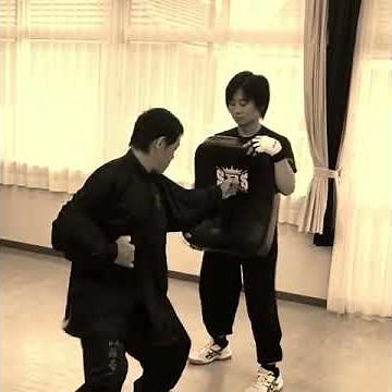 八極拳散手 打撃練習