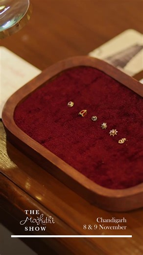 Chandigarh, The Mookuthi Show is on it's way to you, and we're bringing our full range of artisanal nose ornaments to share with you. It's more than a showcase, it's a space to pause, to play dress-up with a one square centimetre canvas - your nose, and maybe to fall in love with your reflection a little more. 8th & 9th November in Sector 11. Register Now! We can’t wait to welcome you in. Love, Mookuthi | Mookuthi