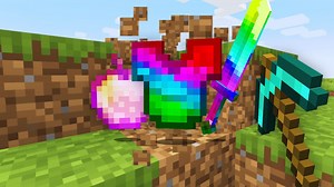 Minecraft, but there are super drops