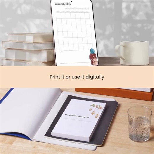 Hijabi Printable Planner: Minimalist Muslimah Islamic Organizer - Etsy