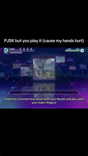 #pjsk || PJSK but you play it ( Intense voice of Hatsune Miku) #fyp #interact #xycba #viral