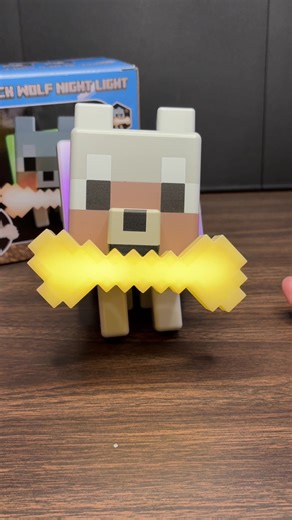 Pixel Wolf LED Night Light Review: Cozy Desk Decor