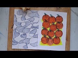 pattern painting step by step|| sketching , easy drawing for beginner