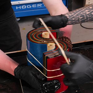 Bending Paper until it becomes a Rainbow Bowl! Thanks for watching! Please be aware that this video is for entertainment purposes only and techniques shown should not be attempted at home! | Handy Panda