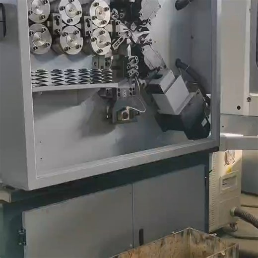Jenny Zhang(Spring Machine) on Instagram: "CSM-660CNC spring coiling machine can make coil springs from 2-6mm Oil tempered spring wire. it has 6 axis and can add camera length gauge as option. #springmachine #compressionspringmachine #compressionsprings #conicalsprings #steelspring #customspringmachine #stainlesssteelspringmachine #springsteelmachine"