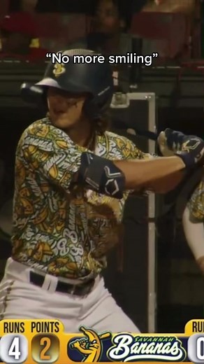 Christian Dearman's First At Bat Experience with Savannah Bananas