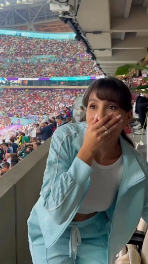 It's a WOW moment! ❤️ @norafatehi was stunned when her song was played in the stadium during #FifaWorldCup2022. 💘 She even danced to her Light The Sky anthem, and we are totally in awe of these happy moments. 😍 - garimaaasharmaa, Social Media Executive ✨ #Repost: @norafatehi 📸 #NoraFatehi #Bollywood #Showbiz #Entertainment #Celebrity | MissMalini