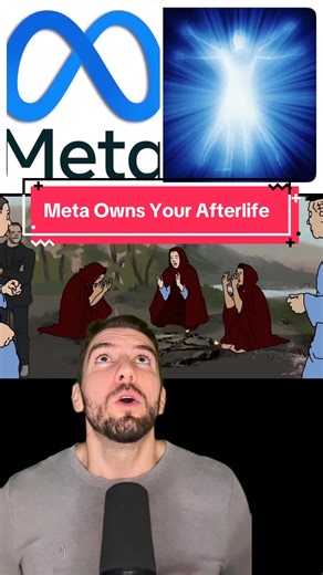 Meta patented your afterlife with digital immortality using AI… yeah that’s the level we’re at now #interesting #facts #theory #technology #leak