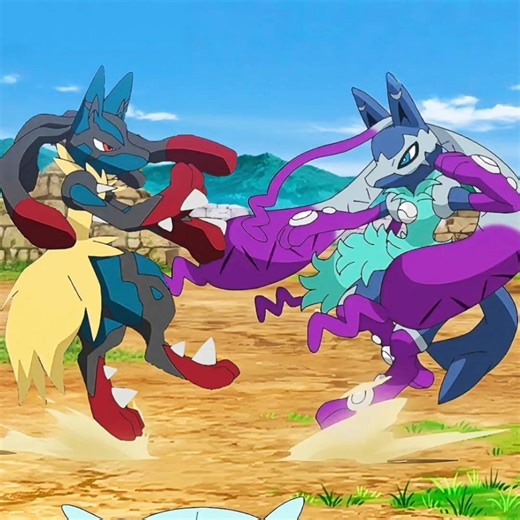 Other Mega Lucario VS Mega Lucario Z 😈 #lucarioz #pokemon