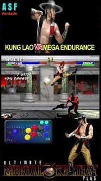 KUNG LAO VS MEGA ENDURANCE UMK3 PLUS #umk3 #mortalkombat3ultimate #arcade #retrogames
