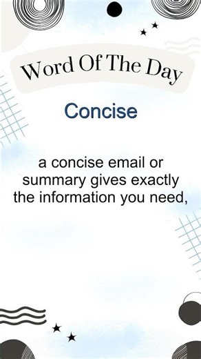 What Does "Concise" Mean? Simple English Explanation
