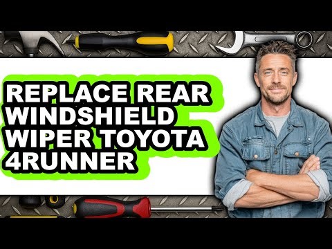 How to Replace Rear Windshield Wiper Toyota 4Runner (UPDATED)