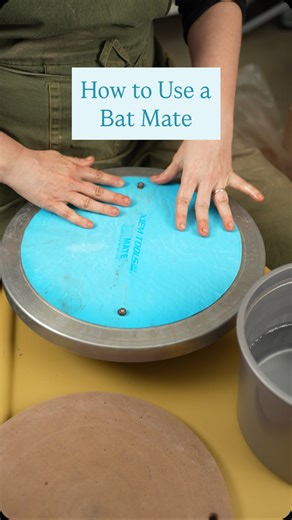 Ruthie Schulz | Potter, Teacher, Studio Owner on Instagram: "These Xiem Bat Mates are amazing! I love using them to keep my bats stable once the holes get stretched out. If you hear a knocking sound when centering, you know the bat is moving. This tool will help you keep your bat stable and make it easier to work at the wheel. It’s not stated in this video, but they also work to hold your bat in place if you don’t have bat pins on your wheel. #pottery #ceramics #handmade #clay #art #ceramic #cer