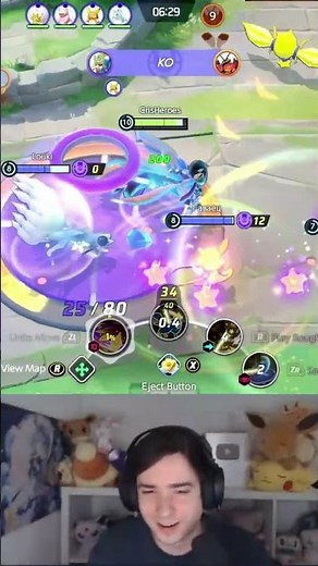 ZACIAN slices BUZZWOLE out of the air into a 3 KO | Pokemon Unite